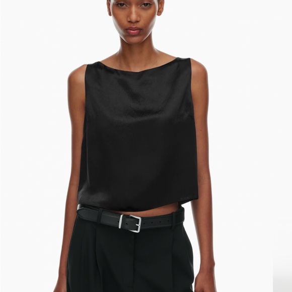 M NWT Babaton Cunning Satin Top - Picture 4 of 5